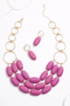 Cato Statement Resin Layered Necklace Set> Sets|Necklaces