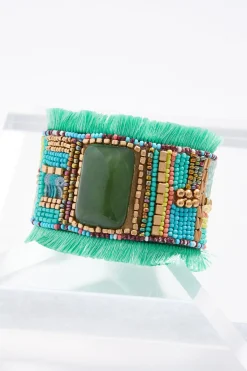 Cato Stone Frayed Cuff Bracelet> Bracelets