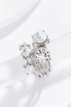 Cato Stone Silver Ring Set> Rings