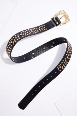 Cato Stone Stud Pant Belt> Belts