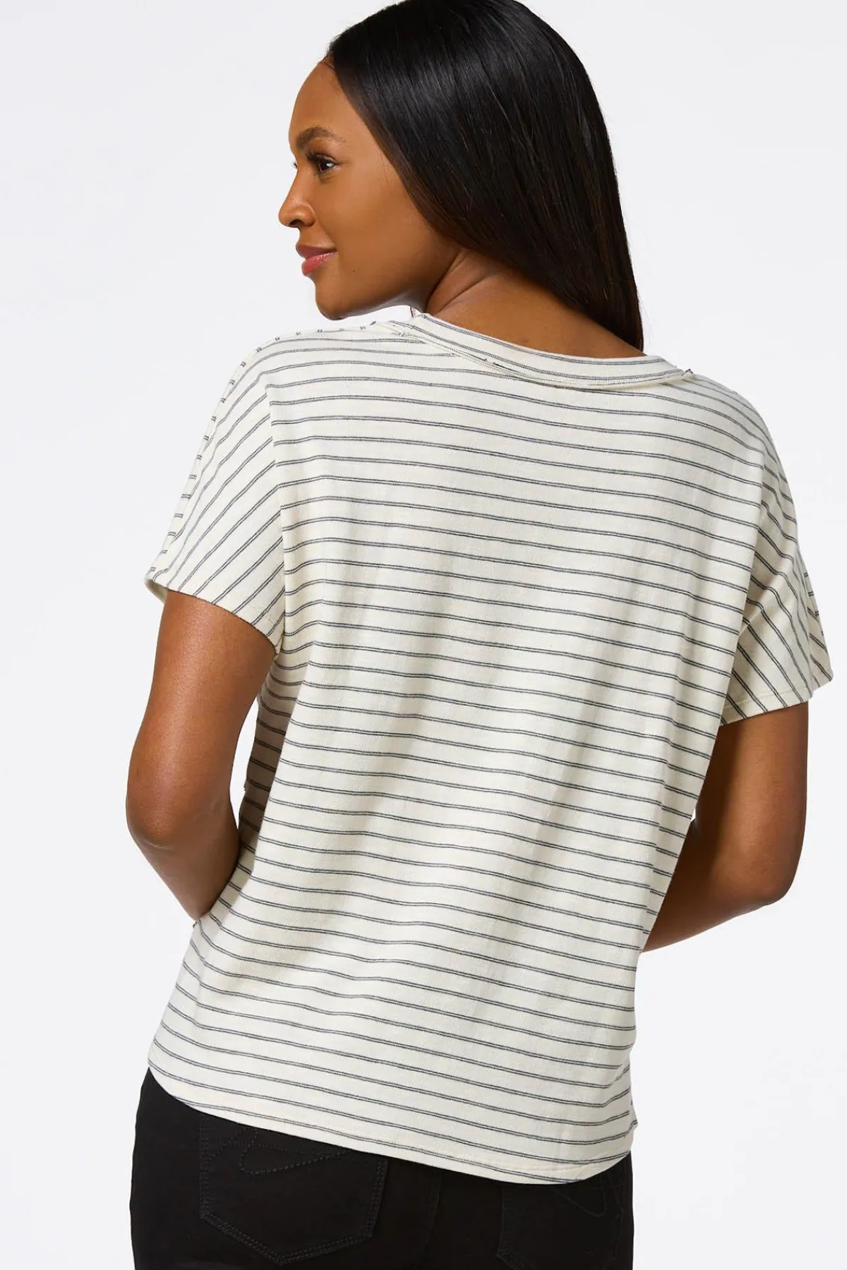 Cato Stripe Dolman Sleeve Top> Tops