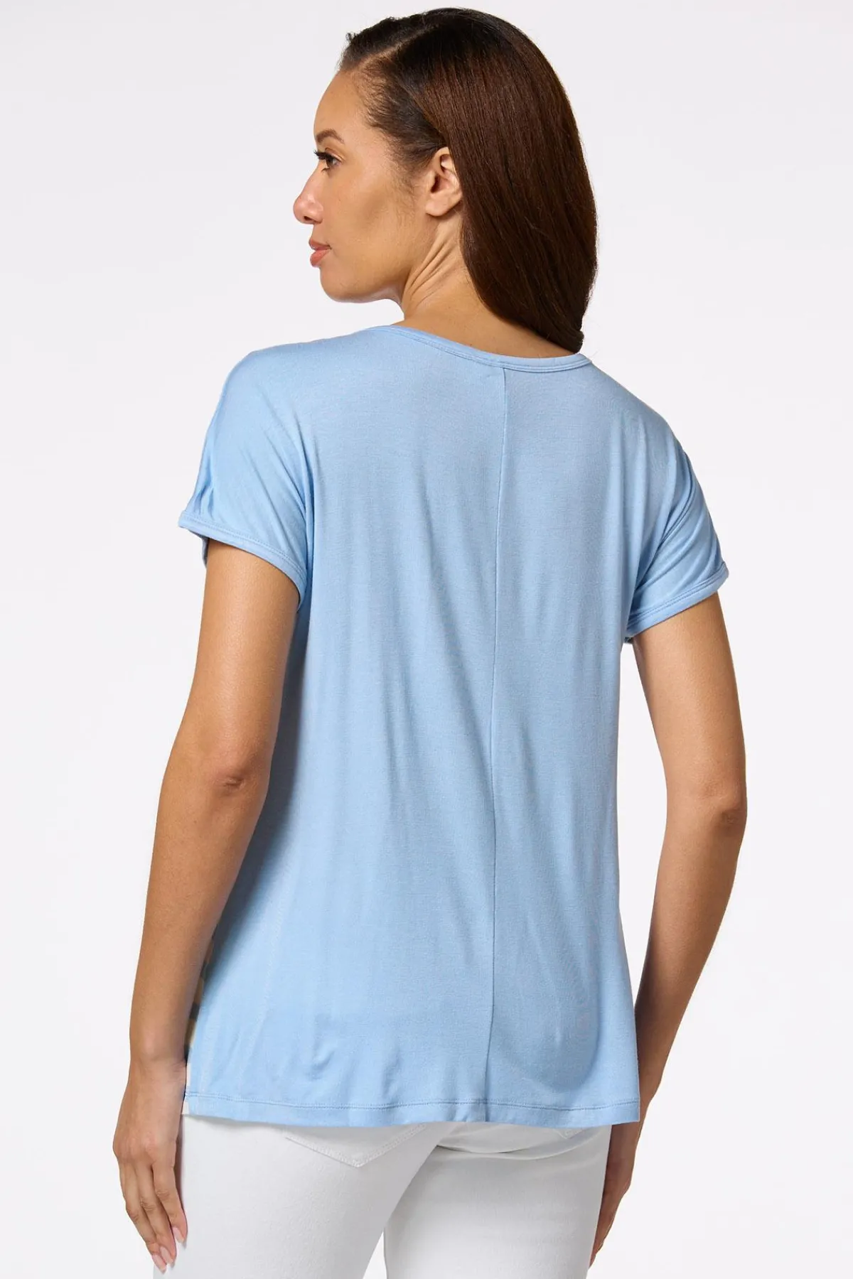 Cato Stripe Mix Floral Tee> Tops