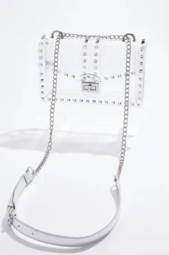 Cato Stud Lucite Crossbody> Handbags