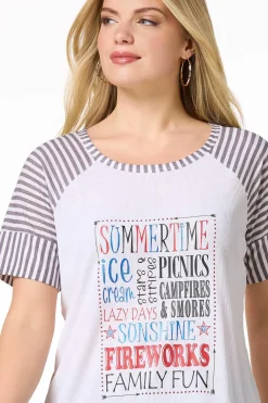 Cato Summertime Favorites Graphic Tee><noscript><img width=