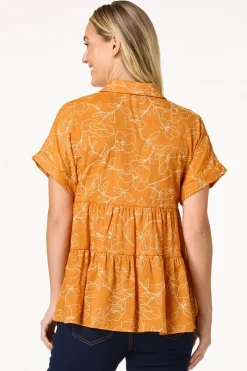 Cato Sunny Floral Babydoll Top><noscript><img width=