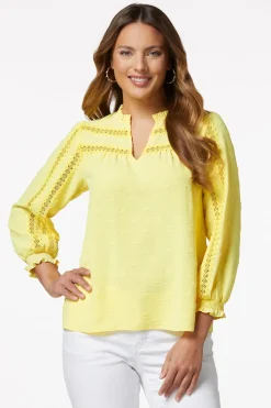 Cato Lace Trim Top> Tops
