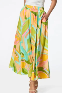 Cato Sweeping Watercolor Skirt> Skirts