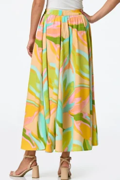 Cato Sweeping Watercolor Skirt> Skirts