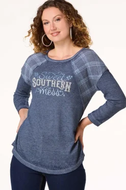 Cato Sweet Southern Mess Top> Tops