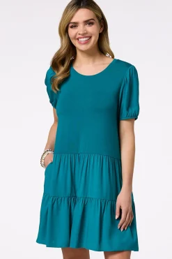 Cato Teal Swing Dress> Dresses
