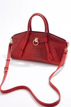 Cato Textured Angular Satchel> Handbags
