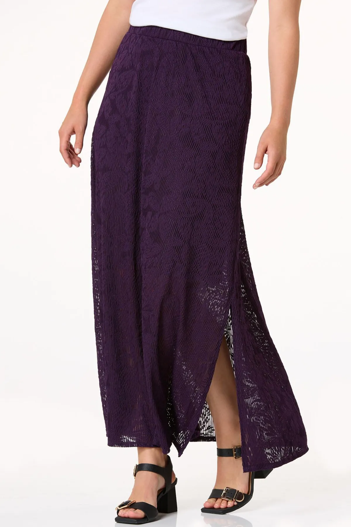 Cato Textured Maxi Skirt> Skirts
