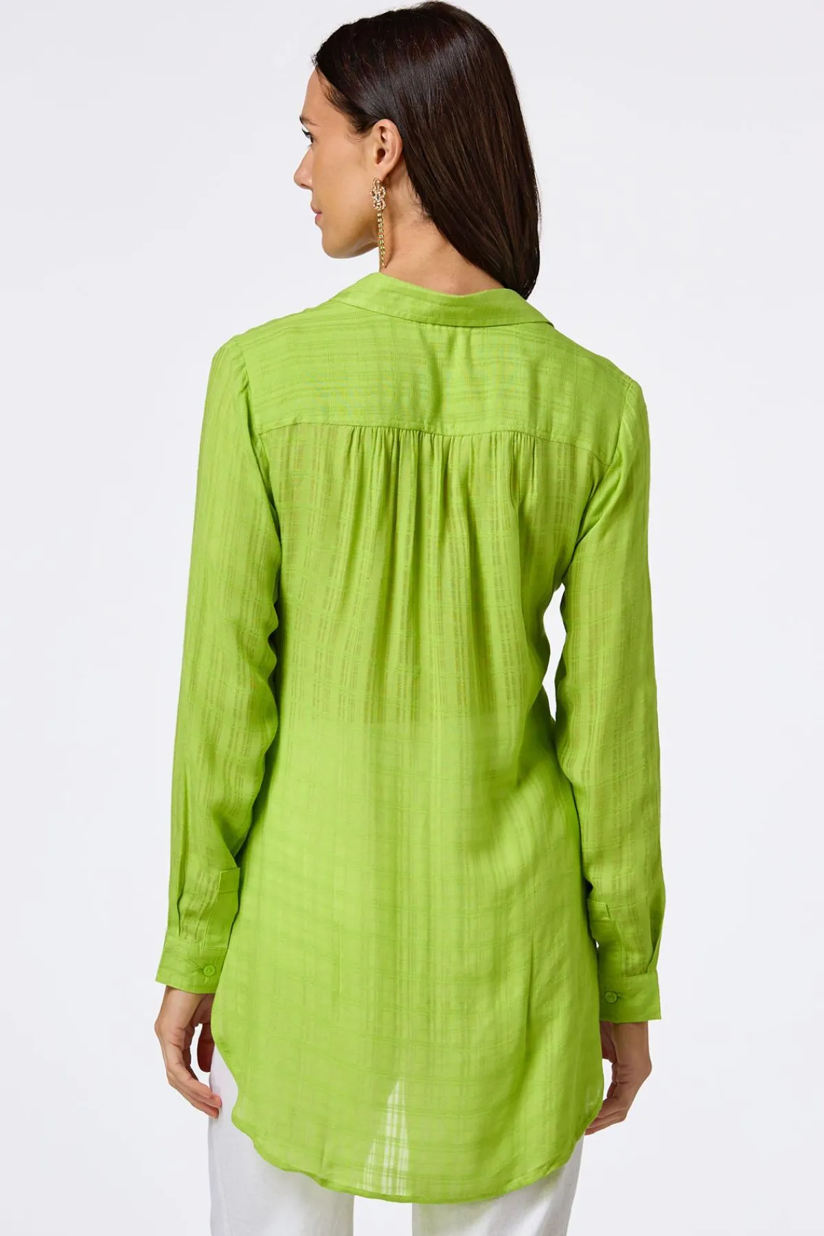 Cato Textured Two Pocket Tunic> Tops