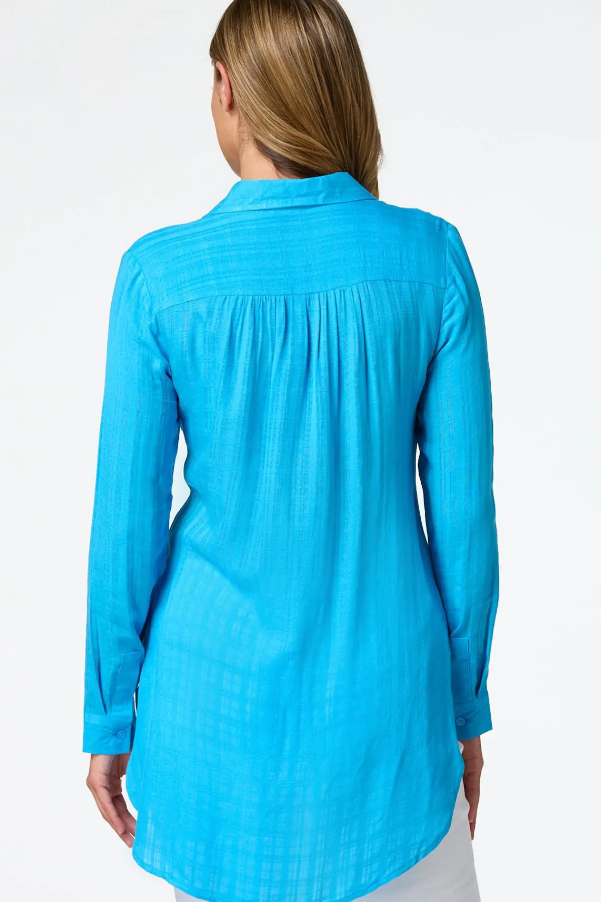 Cato Textured Two Pocket Tunic> Tops