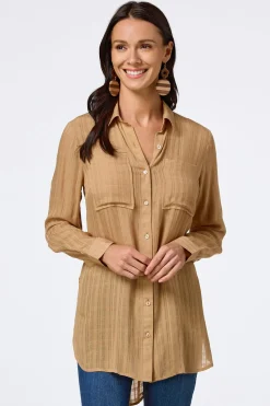 Cato Textured Two Pocket Tunic><noscript><img width=