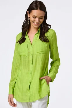 Cato Textured Two Pocket Tunic><noscript><img width=