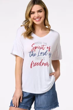 Cato There Is Freedom Tee><noscript><img width=