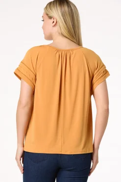 Cato Tiered Sleeve Top><noscript><img width=
