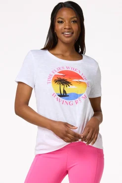 Cato Time Flies Tee> Athleisure|Tops
