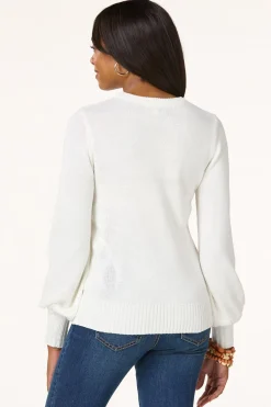 Cato Tinseled Hello Fall Sweater> Sweaters