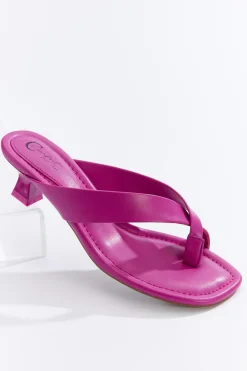 Cato Toe Loop Low Heel Sandals> Sandals|Heels