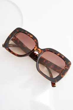 Cato Tortoise Oversized Square Sunglasses> Sunglasses