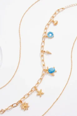 Cato Tropical Charm Anklet Set><noscript><img width=