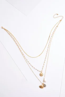 Cato Tropical Charm Layered Necklace> Necklaces
