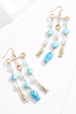 Cato Tropical Fish Chandelier Earrings> Earrings