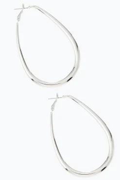 Cato Tubular Oval Hoop Earrings> Earrings