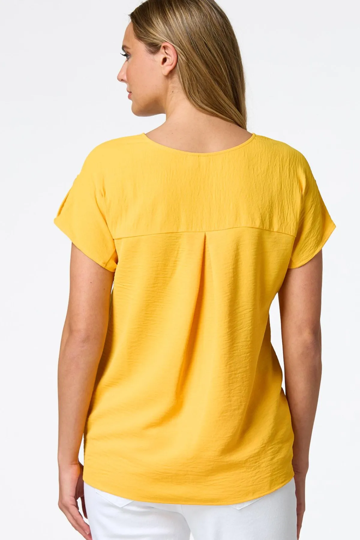 Cato Twist Hem V- Neck Top> Tops