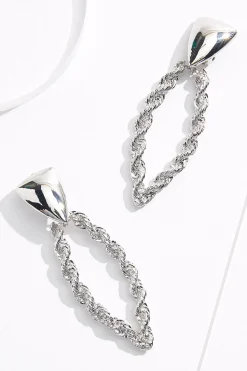 Cato Twisted Marquis Clip- On Earrings> Earrings