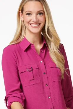 Cato Utility Button Down Tunic><noscript><img width=