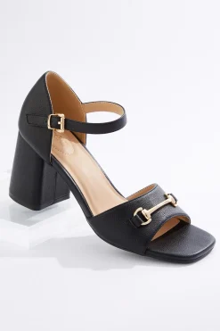 Cato Vamp Detail Open Toe Heels> Heels