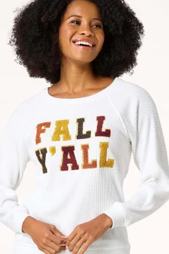 Cato Waffled Fall Y ` All Top><noscript><img width=