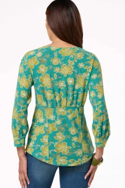 Cato Waffled Hook And Eye Top> Tops