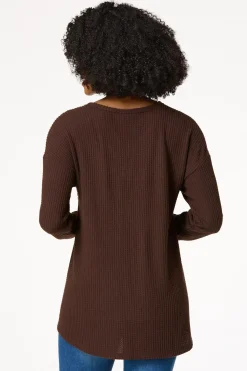 Cato Waffled Love Like Jesus Top> Tops