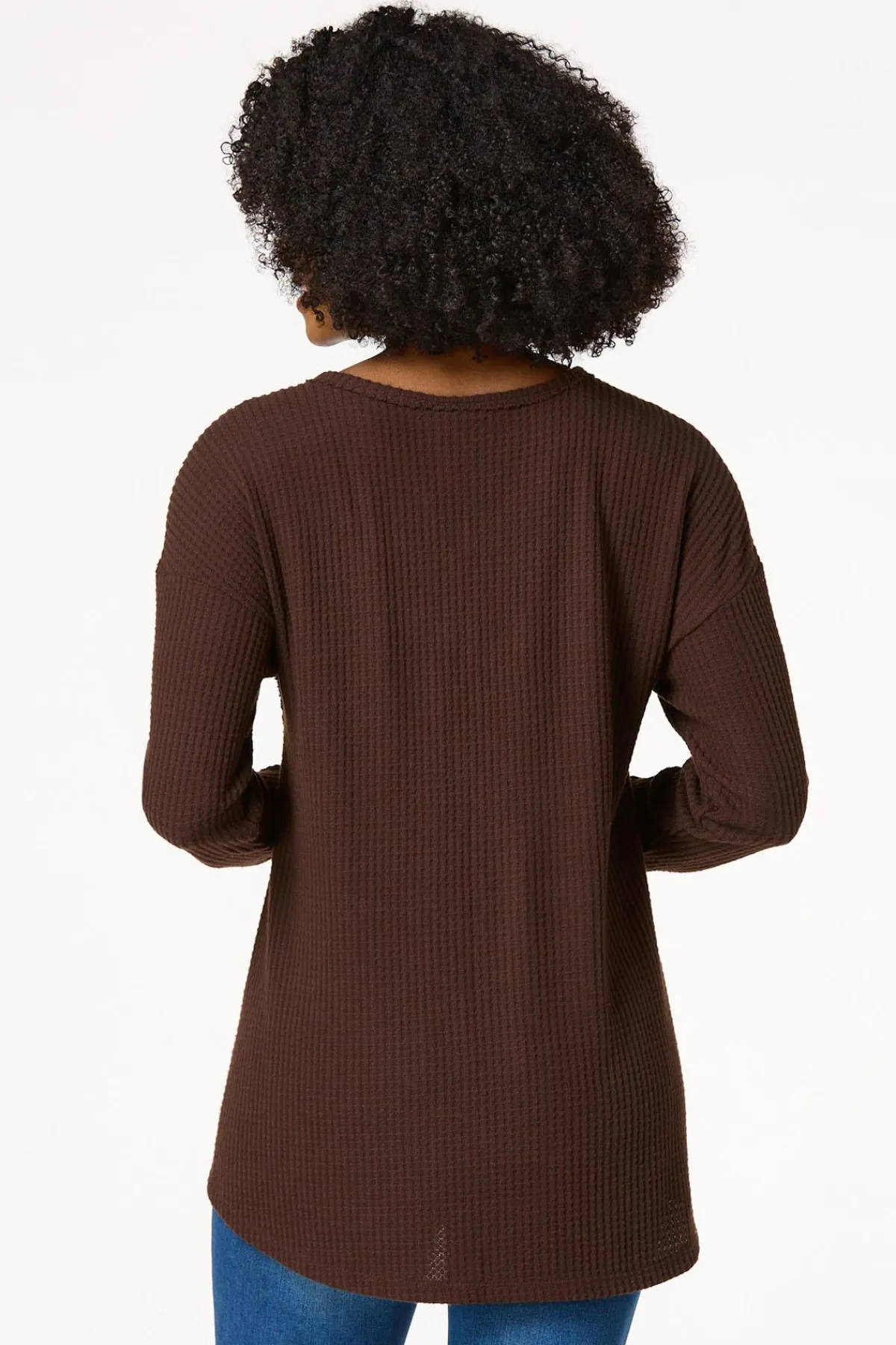 Cato Waffled Love Like Jesus Top> Tops