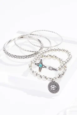 Cato Western Cross Multi Bracelet Set> Inspirational|Bracelets