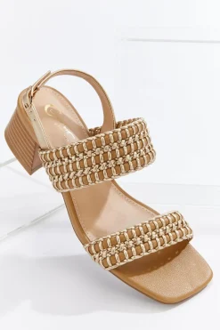 Cato Whipstitch Low Heel Sandals> Sandals