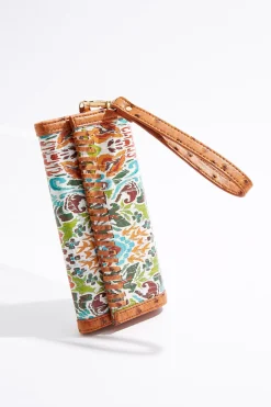 Cato Whipstitch Trim Patterned Wallet> Handbags