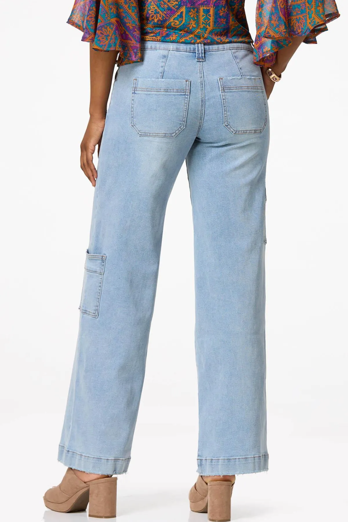 Cato Wide Leg Cargo Jeans> Jeans