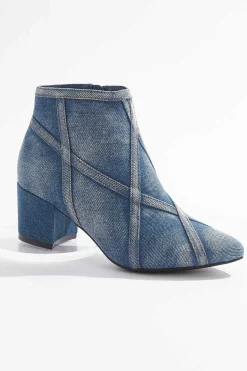 Cato Wide Width Criss Cross Heeled Boots> Wide Width