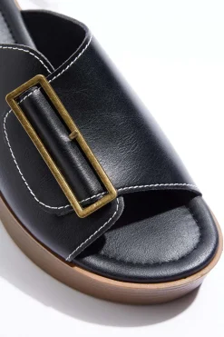 Cato Wide Width Large Buckle Slide Sandals><noscript><img width=