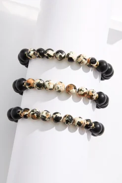 Cato Wood Ball Multi Bracelet Set> Bracelets
