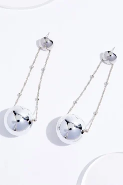 Cato Wrecking Ball Chain Earrings> Earrings