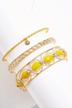 Cato Xl Lucite Studded Bangle Bracelet Set> Bracelets