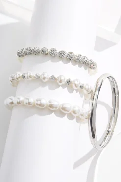 Cato Xl Pearl Bangle Stretch Bracelet Set> Bracelets