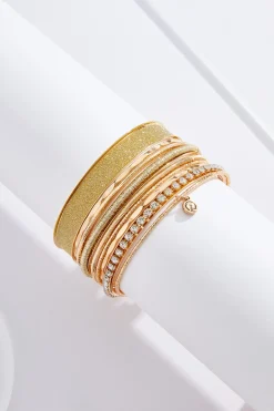 Cato Xl Textured Bangle Bracelet Set> Bracelets