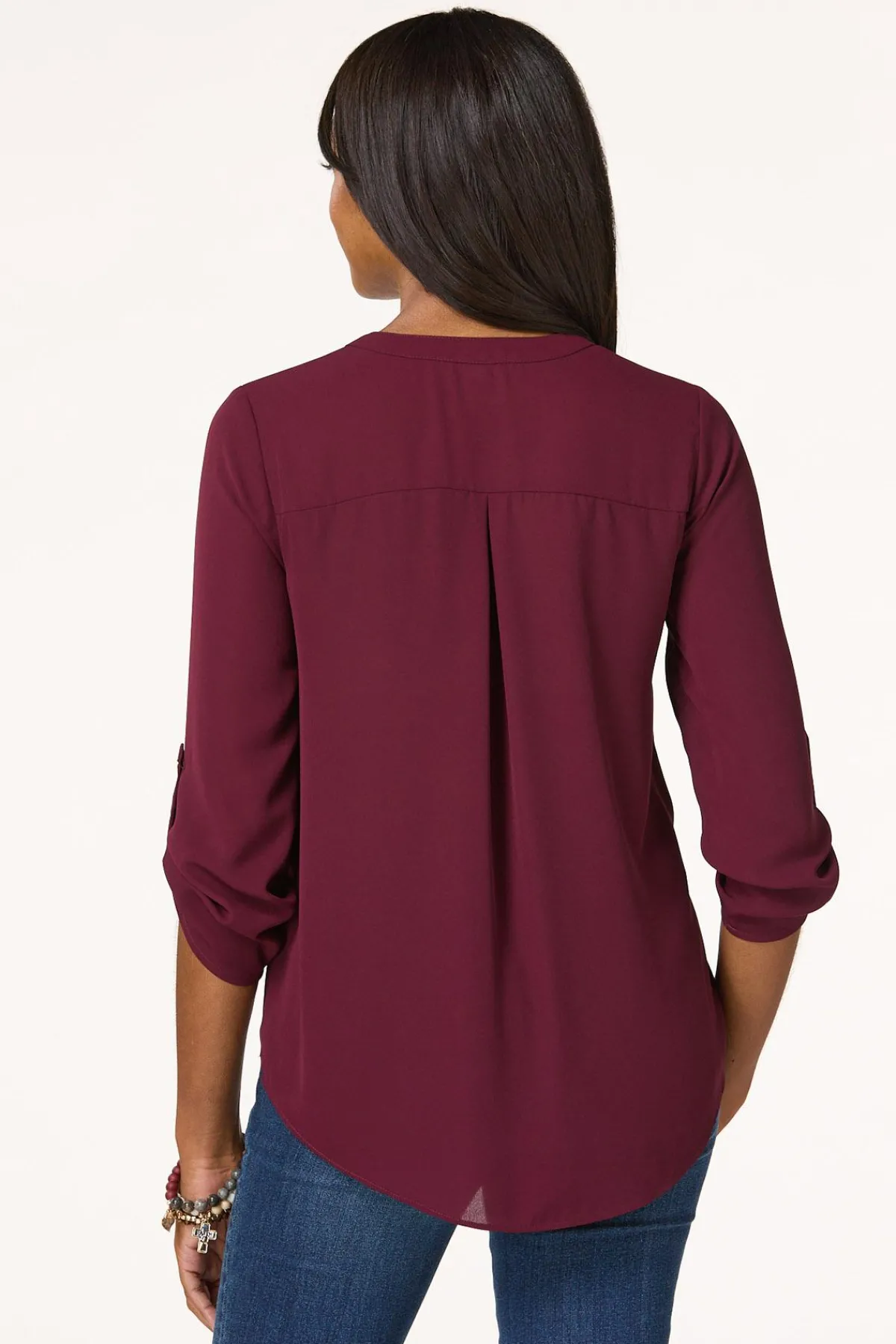 Cato Zip Front Equipment Top> Tops